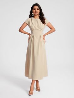 Khaki Dresses, Womens Trendy Dresses, Iphone Instagram, Khaki Fashion, Khaki Dress, Work Outfits, Online Clothing Stores, Women Dresses, Latest Fashion Clothes