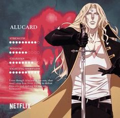 Alucard (animated series) | Castlevania Wiki | FANDOM powered by Wikia Miss Marvel, Alucard Castlevania, Castlevania Wallpaper, Castlevania Anime, Trevor Belmont