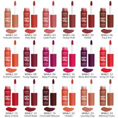 Nyx Smooth Whip Swatches, Nyx Lip Cream Swatches, Nyx Smooth Whip, Nyx Soft Matte Lip Cream Swatches, Nyx Swatches, Nyx Matte Lip Cream, Lip Liner Collection, Nyx Lip Cream, Autumn Deep