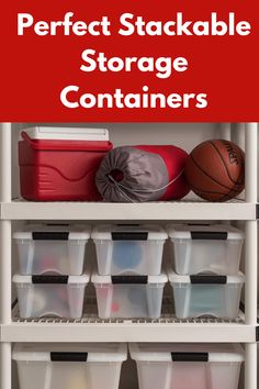 the perfect stackable storage containers to keep your items organized and organized for all kinds of purposes