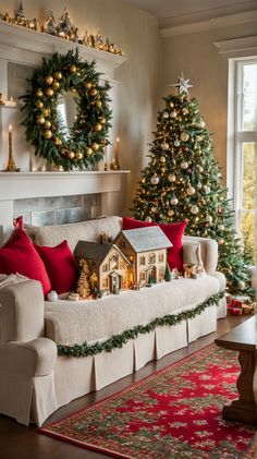 Discover creative and festive Christmas decor ideas to transform your home into a cozy winter wonderland. From twinkling lights and lush garlands to unique DIY ornaments, explore ways to infuse holiday spirit in every room for a warm and inviting celebration this season. Minimalist Christmas Decor, Traditional Christmas Decorations, Classy Decor, Diy Ornaments, Twinkling Lights, Minimalist Christmas, Well Decor, Christmas Decor Ideas, Twinkle Lights