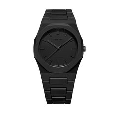 Polycarbon 40.5 mm - Shadow | D1 Milano D1 Milano Watch, Monochromatic Aesthetic, Monochromatic Design, D1 Milano, Watch Display, Total Black, Black Bracelets, Black Case, Watch Movement