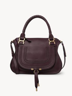 Chloé Marcie Bag In Grained Leather | Chloé US Sac Chloe Woody, Chloe Bag Leather, Chloe Joyce Bag, Sac Marcie Chloe, Chloe Small Marcie Bag, Chloe Marcie Large, New Bags 2023, Cloe Handbag, Chloe Mara Bag