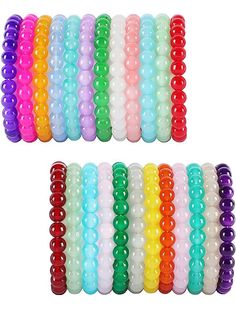 24PCS 8mm Glass Beaded Bracelets for Women Elastic Stretch Round Bead Healing Bracelet Multicolor    Glass     Women Fashion Jewelry, size features are:Bust: ,Length: ,Sleeve Length: Latest Bracelets, Watches Women Fashion, Glass Beaded Bracelets, Healing Bracelets, Gemstone Bracelet, Bead Bracelet, Bracelet Set, Womens Bracelets, Round Beads