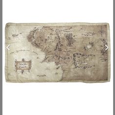 Lord Of The Rings Middle Earth Map Lightweight Scarf Lord Of The Ring Maps, Hobbit Costume, There And Back Again, Middle Earth Map, Misty Mountains, Earth Map, The Shire, Lightweight Scarf, Middle Earth