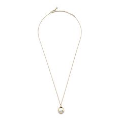 14kt Mother of Pearl Diamond Dot Coin Necklace When we think of an everyday necklace, this is it. A lustrous mother of pearl disc is set in a coin case and set with a bezeled diamond. Hangs magnificently from a 16" diamond cut chain with sparkles. This necklace is adjustable as it comes with a 2"in extension as well. Adore! 14kt Yellow Gold 2.50gm Gold 10mm Mother of Pearl 0.02ct Diamonds 16" + 2" ext Chain Lobster Lock Elegant White Coin Necklace With Round Pendant, Elegant White Round Pendant Coin Necklace, Elegant Coin Necklace With Pearl Pendant, Luxury Round Coin Necklace With Adjustable Chain, Elegant White Round Coin Necklace, Elegant Pearl Necklace With Coin Pendant, Elegant Yellow Gold Coin Necklace With Locket, Elegant Yellow Gold Locket Coin Necklace, Elegant Round Pendant Coin Necklace With Polished Finish