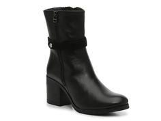 Coach and Four Berina Bootie | DSW Organization Shoes, Dressing Shoes, Shoe Outfits, Velvet Ankle Boots, Chelsea Boots Women, Suede Leather Boots, Black Ankle Booties, Coach Shoes, Suede Ankle Boots