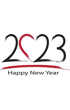 happy new year 2012 with the number twenty two in red, black and white colors