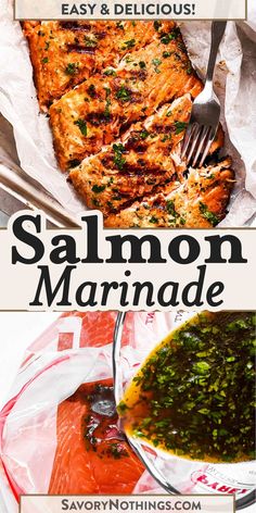 salmon marinade is an easy and delicious side dish for any seafood lover in the world