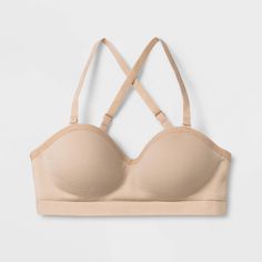 Whether it's her first school dance or her next step in the bra department, keep your gal comfortable and confident in the Seam-free Hybrid Strapless bra from Maiden Form. Complete with removable straps, your gal will feel gentle support in the wire-free molded cups of this bra when she wears the straps and when she does not. Either way she wears it, she'll feel covered in this seam-free, easy to pull over bra all day long. Perfect for under any style of top. Spring Strappy Sports Bra With Built-in Bra, Supportive Medium Bust Support Bra For Summer, Fitted Full Coverage Bra With Straps, Fitted Push-up Sports Bra With Built-in Bra, Fitted Push-up Sports Bra With Straps, Supportive Summer Bra With Removable Pads, Stretch Sports Bra With Removable Pads For Spring, Sports Underwire Bra Fitted, Fitted Push-up Bra With Straps