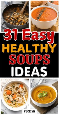 31 easy healthy soups ideas