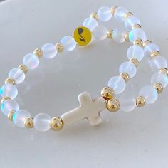 Adjustable Spiritual Moonstone Beaded Bracelets, White Spiritual Rosary Bracelet, White Moonstone Beaded Bracelet With 8mm Beads, Spiritual Moonstone Stretch Bracelet With Round Beads, Spiritual Stretch Bracelet With Moonstone Round Beads, Adjustable Spiritual Moonstone Stretch Bracelet, Spiritual Gold Beaded Bracelets With Moonstone, Adjustable Hand-strung White Rosary Bracelet, White Moonstone Crystal Bracelet, Hand-strung