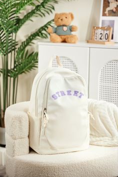 【Product Information】The backpack measures 17.72*7.48*12.99 inches/45*19*33 cm and weighs only 0.4 kg/0.88 lbs. It is available in stylish date red, beige, purple, light dark/gray, and blue, with a minimalist appearance. 【Large Capacity Design】The main compartment of the backpack features two slip pockets and a dedicated compartment for 15.6-inch laptops, allowing you to organize all your devices neatly and securely. There is a front zippered pocket and two side pockets. The back has an anti-the Travel Backpack With Letter Print, Standard Backpack For Travel With Letter Print, Moreno Valley, Backpack For Women, College Backpack, Backpack Travel, Purple Light, Indoor Activities, School Backpack