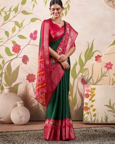 🌷 Unveiling our enchanting Saree Collection! 🌷 When the timeless allure of Chex meets the vibrant elegance of Patola, magic truly unfolds. Elevate your wardrobe with these stunning sarees that blend tradition and style effortlessly. Discover your perfect drape today! #SareeLove #FashionMagic #EthnicElegance #SareeGoals #CulturalChic #StyleInspiration #VibrantTradition #CelebrateHeritage #weareffortlessly ▪️Catalogue : RAJVANSH ▪️Saree Saree Fabric : Tussar Chex Saree Work : Patola Print Wi... Saree Photography