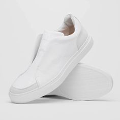 65-225-WHT SPETTACOLARE Italian Pebble Grain Calfskin Sneakers White – Zelli Italia Sports Custom Slip-on Sneakers With Contrast Sole, Custom Sports Sneakers With Contrast Sole, White Leather Slip-on Sneakers For Sports, Modern White Slip-on Sneakers For Sports, Modern Slip-on Custom Sneakers For Sports, Leather Slip-on Sneakers For Sports And Athleisure, Leather Athleisure Slip-on Sneakers For Sports, Leather Slip-on Sneakers With Textured Sole For Sports, Modern Sports Custom Slip-on Sneakers