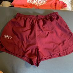 Worn But Look Brand New. Very Comfortable Athletic Reebok Shorts. Womens Reebok, Red Shorts, Shorts Athletic, Athletic Shorts, Velvet, Womens Shorts, Brand New, Red, Women Shopping