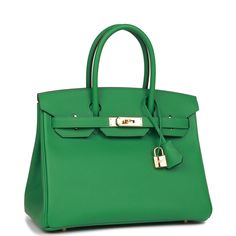 This Birkin is in Cactus epsom leather with gold hardware and has tonal stitching, front flap, two straps with center toggle closure, clochette with lock and two keys, and double rolled handles. The interior is lined with Cactus chevre and has one zip pocket with an Hermes engraved zipper pull and an open pocket on the opposite side. Collection: DOrigin: FranceCondition: ; Excellent to Mint; the bag retains its structure and the exterior leather is clean. The front hardware shows moderate scratching, with light scratching present to the toggle and feet. Accompanied by: Hermes box, Hermes dustbag, clochette, lock, two keys, clochette dustbag, rainhat, care booklet and feltMeasurements: 11.75" width x 9.5" height x 6" depth; 4.25" handle drop Hermes Birkin 35, Birkin 30, Hermes Birkin 30, Hermes Box, Togo Leather, Sierra Leone, Hermes Birkin, High Quality Leather, Givenchy