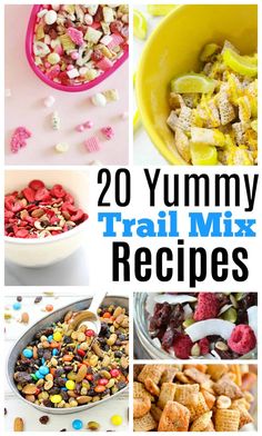 the top 20 yummy trail mix recipes