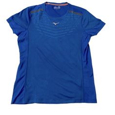 Mizuno Blue Shirt Small Nwt Brand New With Tags Sporty Blue Shirt For Sports, Blue Go-dry T-shirt For Running, Blue Moisture-wicking Running Top, Blue Shirt, Color Blue, Mens Shirts, Man Shop, Brand New, Tags