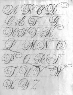 the letters and numbers are drawn in different ways, including one that appears to be cursive