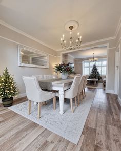 the dining room is clean and ready for us to use it as an entertaining area