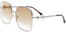 Luxury Aviator Sunglasses With Gradient Lenses For Summer, Gucci Gold Rimless Sunglasses, Gucci Luxury Shield Sunglasses For Summer, Summer Gucci Luxury Shield Sunglasses, Luxury Gucci Shield Sunglasses For Summer, Elegant Gucci Polarized Aviator Sunglasses, Elegant Gucci Aviator Sunglasses With Polarized Lenses, Gucci Gold Aviator Sunglasses With Uv Protection, Gucci Elegant Polarized Aviator Sunglasses