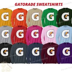 Gatorade sweatshirts matching halloween costumes for softball baseball and soccer teams, or simply with your friends Thank you for stopping by at TrendyGroupGifts. We are part of CottonKenny store - https://www.etsy.com/shop/CottonKenny Your support really means the world for our family. If you want Gatorade hoodie, please check the link below https://www.etsy.com/listing/1565992572/gatorade-hoodie-sweatshirt-energy-drink?ref=listings_manager_grid If you want Gatorade shirts, please check the li Team-colored Fall Sweatshirt With Team Logo, Team-colored Sweatshirt With Team Logo For Fall, Mascot Long Sleeve Sweatshirt For Fans, Mascot Sweatshirt Long Sleeve Fan Apparel, Team-colored Long Sleeve Sweatshirt For Fans, Team-colored Winter Sweatshirt For Fans, Team Spirit Mascot Sweatshirt For Sports Events, Team-colored Mascot Sweatshirt For Fans, Team-colored Hoodie For Fall Fan Merchandise