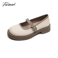 Tavimart spring new women's leather shoes Trendy shallow mouth design Korean style casual loafers banquet and office wear 41-43 Round Toe Platform Loafers For Spring Business Wear, Spring Business Platform Loafers With Round Toe, Spring Business Flats With Round Toe, Women's Leather Shoes, Faux Fur Bucket Hat, Ivory Shoes, Mouth Design, Shoes Trendy, Dress Women Elegant