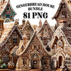 the gingerbread house bundle is now available for pre - order at 8 png