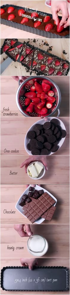 chocolates and strawberries are being served on plates