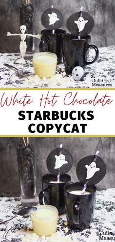 white hot chocolate starbuck's copycat recipe for halloween