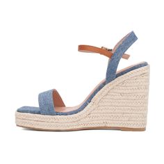 A summer style essential, the Unita espadrille sandal features platform wedge heels that provide both height and comfort. Contrasting ankle straps add a distinctive touch to the design, while polished buckle closures enhance the sandal's sophisticated appeal. Perfect for pairing with sundresses, shorts, or skirts, the Unita sandal effortlessly combines chic style with practicality. Elevate your warm-weather wardrobe with this versatile espadrille, ideal for adding a touch of elegance and ease to Wide Width Sandals, Kitten Heel Sandals, Platform Wedge Heels, Set Apart, Platform Espadrilles, Faux Leather Heels, Black Wedge Sandals, New York And Company, Open Toe Shoes