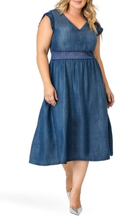 Standards & Practices Rosaleen A-Line Dress Cute Maxi Dress, Cap Dress, V Neck Midi Dress, Muslimah Fashion, Plus Size Maxi Dresses, Dress Plus Size, Modest Dresses, Modest Outfits, Nordstrom Dresses