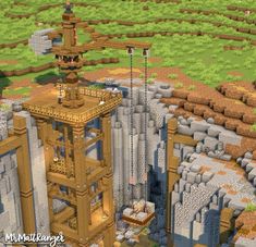 Minecraft Hillside Base, Minecraft Upgraded Village, Minecraft Spiral Tower, Minecraft Taiga Build, Minecraft Ravine House, Minecraft Medieval Lighthouse, Quarry Minecraft, Minecraft Lookout Tower, Minecraft Stairway