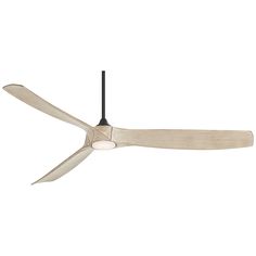 a white ceiling fan with three blades