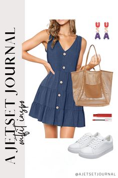 Celebrate this patriotic holiday in style with these simple yet chic 4th of July outfits. From a classy 4th July outfit to a more casual 4th of July inspired outfit, find the perfect look for your holiday festivities.