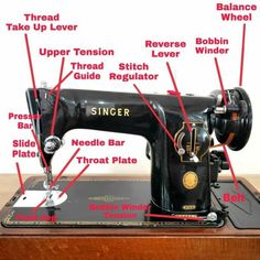 Sewing Machine information Sewing Machine Manuals, Sewing Measurements, Sewing Machine Repair, Sewing Easy Diy, Old Sewing Machines, Sewing Crafts Tutorials, Sewing Tutorials Clothes, Sew Ins, Fashion Sewing Tutorials