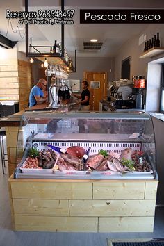 the food is being prepared in the kitchen for customers to eat and drink at their respective eatery