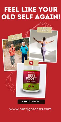 Get your energy boost from nature with Beet Boost! Add this natural, plant-based energy booster to your favorite smoothie or juice for a delicious and nutritious pick-me-up. Enjoy the natural energy boost of Beet Boost today!Get your Beet Boost® today on #Nutrigardens Feeling Sluggish