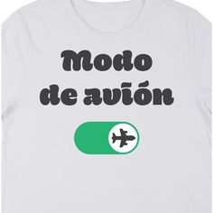 Gear up for any adventure with this women's "Airplane Mode" tee featuring a professionally printed graphic of an "on" toggle and the Spanish phrase "Modo de Avion." Made of 100% preshrunk ringspun cotton, the t-shirt is both comfortable and durable—perfect for any adventure! The white color provides a timeless and versatile look, while the short sleeves and crew neck make it a great choice for warm weather. Whether you're outdoors adventuring or indoors planning your next trip, this "Modo de Avi Spanish Phrases, Airplane Mode, Travel Adventure, White Short, Crew Neck Tee, Warm Weather, White Color, Mockup, White Shorts