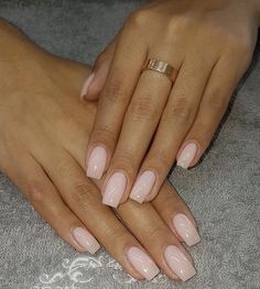 Natural Nails Light Pink, Nails For Autumn, Sheer Nails, Milky Nails, Nails Square, Classy Acrylic Nails, Shellac Nails, Glam Nails, Neutral Nails