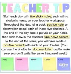 Teaching Classroom Management, Classroom Behavior Management, 5th Grade Classroom, 4th Grade Classroom, 3rd Grade Classroom, 2nd Grade Classroom, Classroom Behavior, Teacher Organization, Positive Notes