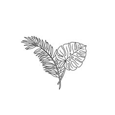 a black and white drawing of a leaf