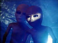 two aliens are standing next to each other with caption that reads, did you know?