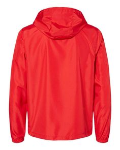 Unisex Lightweight Windbreaker Full-Zip Jacket - RED - 2XL | Independent Trading Co. Lightweight Windbreaker Full-Zip Jacket in Red Size 2XL | Polyester Cheap Red Windbreaker For Streetwear, King Fashion, Blank Apparel, Mens Formal, Alternative Outfits, Athletic Fashion, Columbia Sportswear, Red Jacket, Zip Jacket