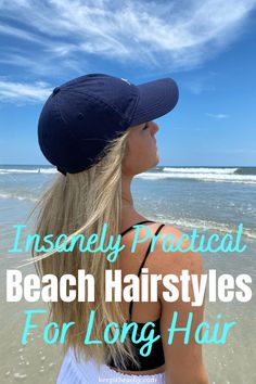 beach hairstyles for long hair Easy Hairstyles For Cruise, Hairstyles For Beach Pictures, Beach Hairstyles For Thick Hair, Updos For Pool Summer Hair, Hairstyles For Island Vacation, Hairstyles At The Beach, Hairstyles For Hawaii Vacation, Quick And Easy Beach Hairstyles, Long Hairstyles Beach