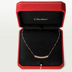 CRB7224744 - Clash de Cartier necklace Small Model - Pink gold - Cartier Nana Necklace, Cartier Necklace, Jewelry Accessories Ideas, Akoya Pearls, Rose Gold Necklace, Pretty Jewellery, Brilliant Cut Diamond, Kate Spade Crossbody, Luxury Jewelry