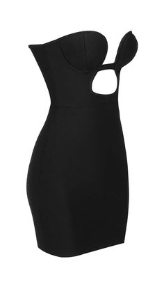 Unleash your curves! Sexy mini dress with bandage-style bandeau top that hugs you in all the right places. Show some skin in black! Gentle Dry Clean Only Colour may vary due to lighting on images. The product images (without model) are closest to the true colour of the product.Item runs true to size chart and is cut to suit our size chart. Please refer to our size chart for the best fit. Do not size up or down. Black Strapless Bandage Dress For Date Night, Strapless Black Bandage Dress For Date Night, Black Bandage Dress For Club, Black Bandage Dress For Night Out, Black Bodycon Dress With Boning, Black Mini Bodycon Dress With Built-in Bra, Black Mini Bandage Dress For Club, Black Fitted Strapless Bandage Dress, Fitted Black Strapless Bandage Dress