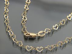 SOLID 10k Gold Heart Link Chain Necklace 3.5mm Chain Bracelet Anklet - Etsy Beautiful Anklet, Link Chain Necklace, Affordable Jewelry, Gold Heart, Dainty Jewelry, Chain Link Necklace, Heart Jewelry, Link Necklace, Visa Mastercard