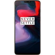 the oneplus 5g smartphone is shown in black and has an inscription that reads never